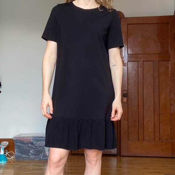 cos ruffle dress